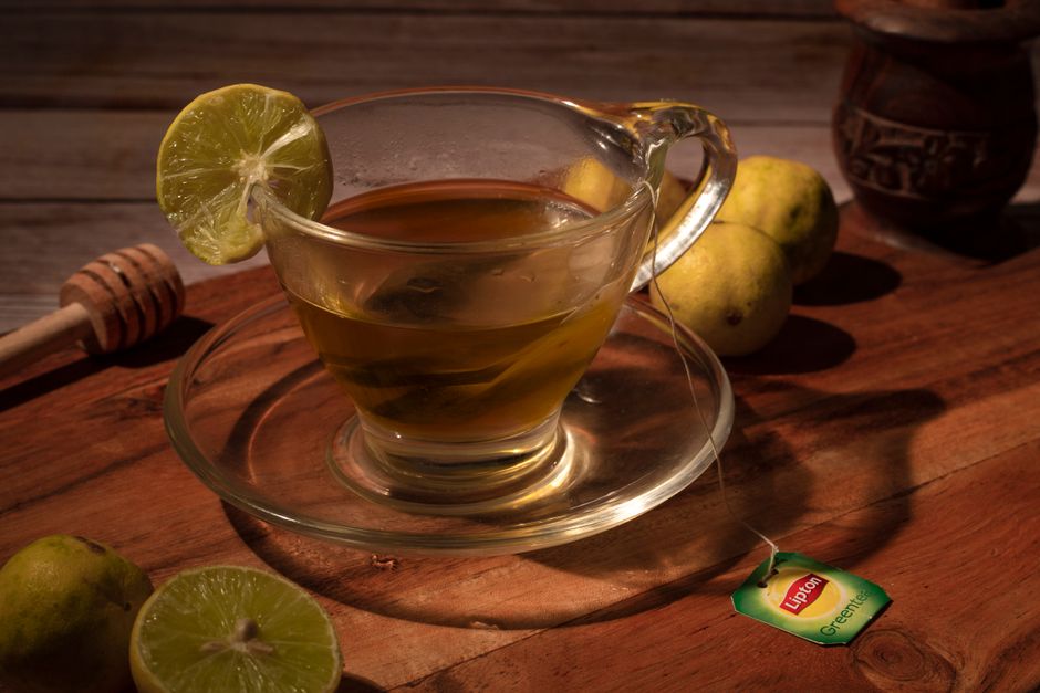 Gyömbéres mézes tea citrommal